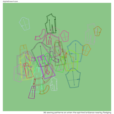 When the Spirited Brilliance nearby Fledging — 36 sewing patterns