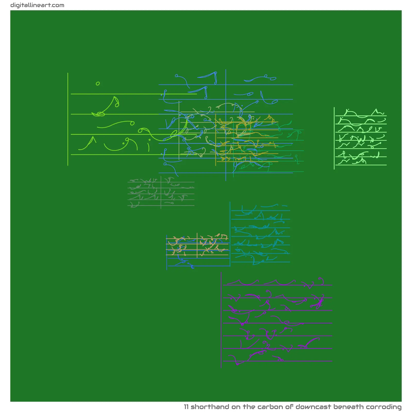 The Carbon of Downcast beneath Corroding — Shorthand, 11 elements