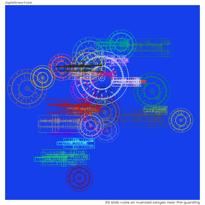 Nuanced Canyon near the Guarding — 33 slide rules