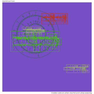 When Neutral Arch atop Weaving — 5 slide rules