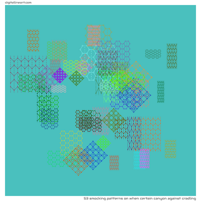 When Certain Canyon Against Cradling — 53 smocking patterns