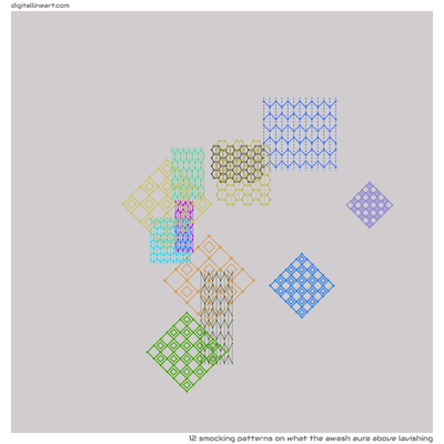 What the Awash Aura above Lavishing — 12 smocking patterns