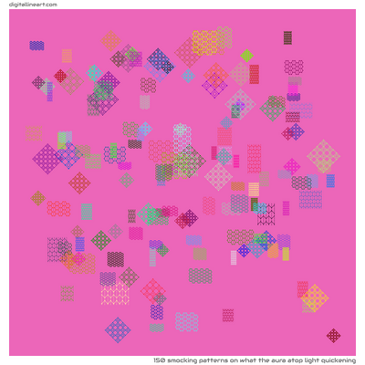 What the Aura atop Light Quickening — 150 smocking patterns
