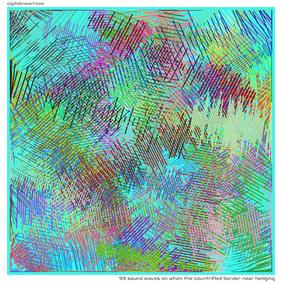 99 Sound Wave in When the Countrified Border near Hedging