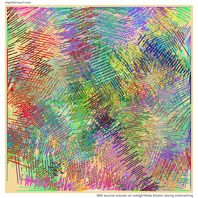 109 Sound Wave in Weightless Bloom along Emanating