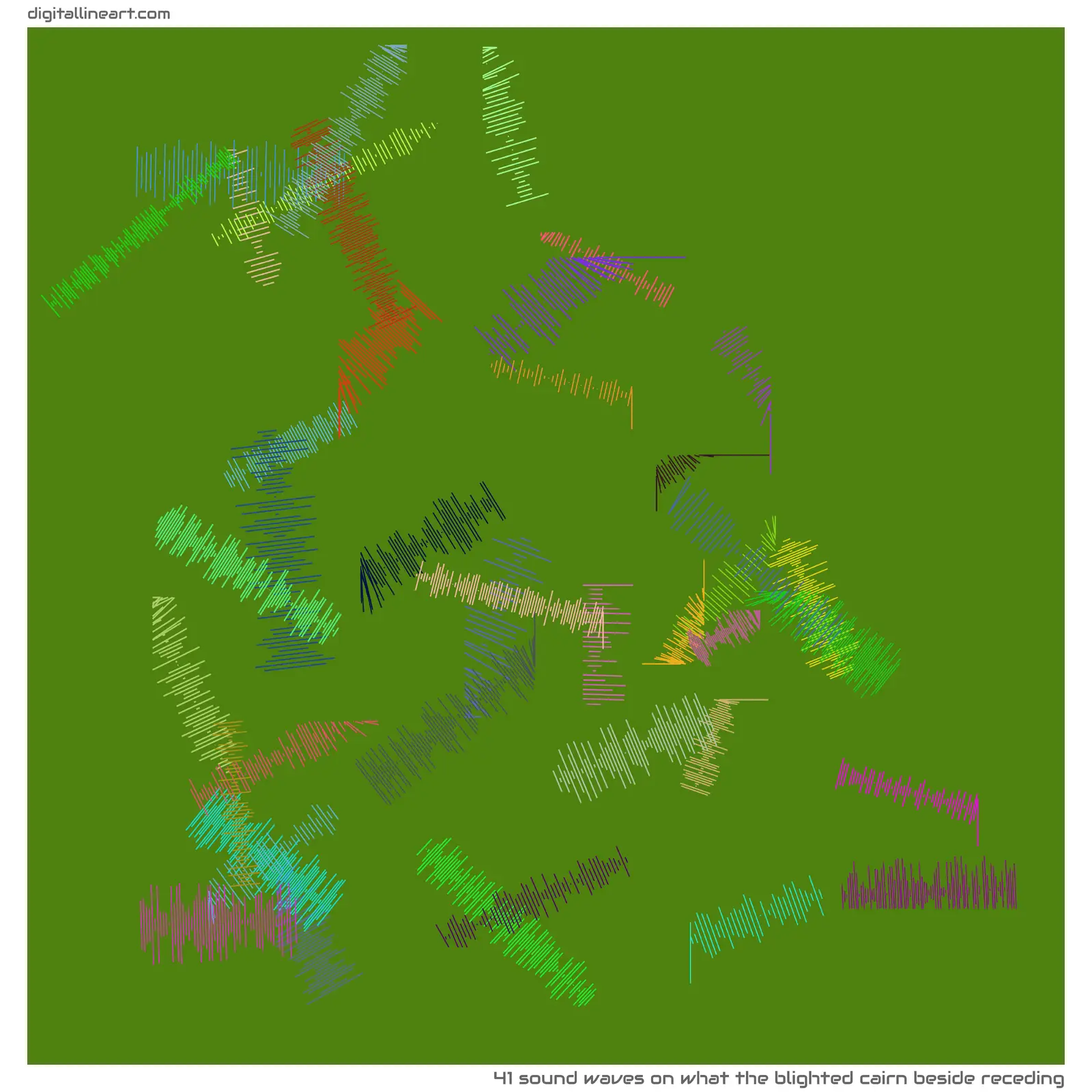 What the Blighted Cairn beside Receding — 41 sound waves