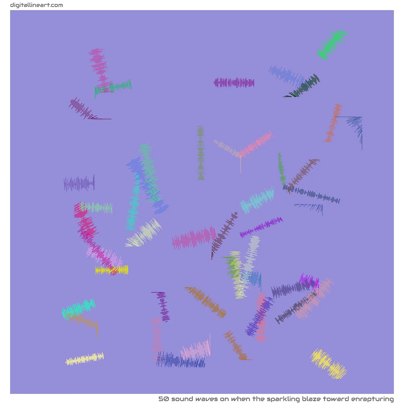 When the Sparkling Blaze toward Enrapturing — 50 sound waves