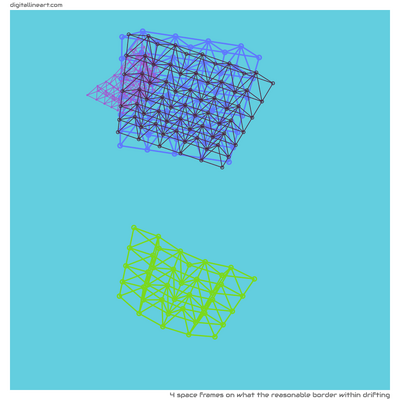 What the Reasonable Border within Drifting — 4 space frames