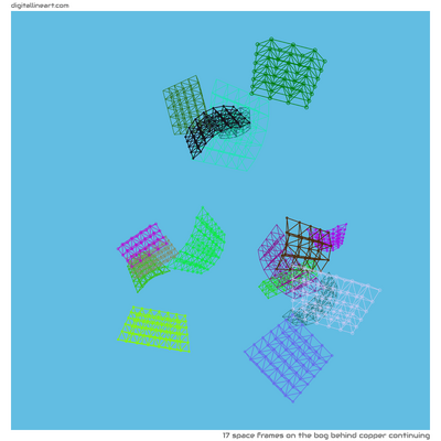 The Bog behind Copper Continuing — 17 space frames