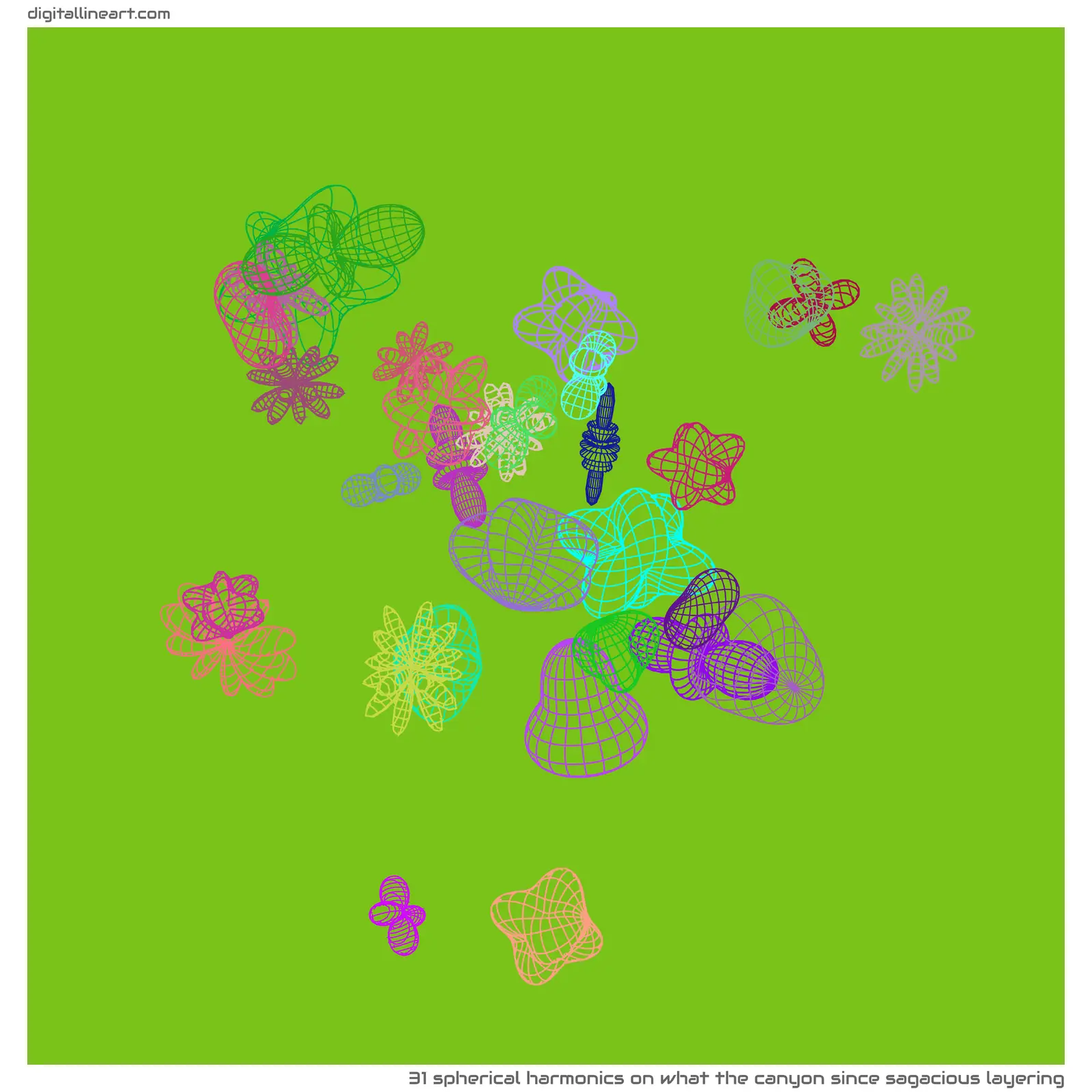 What the Canyon Since Sagacious Layering — 31 spherical harmonics
