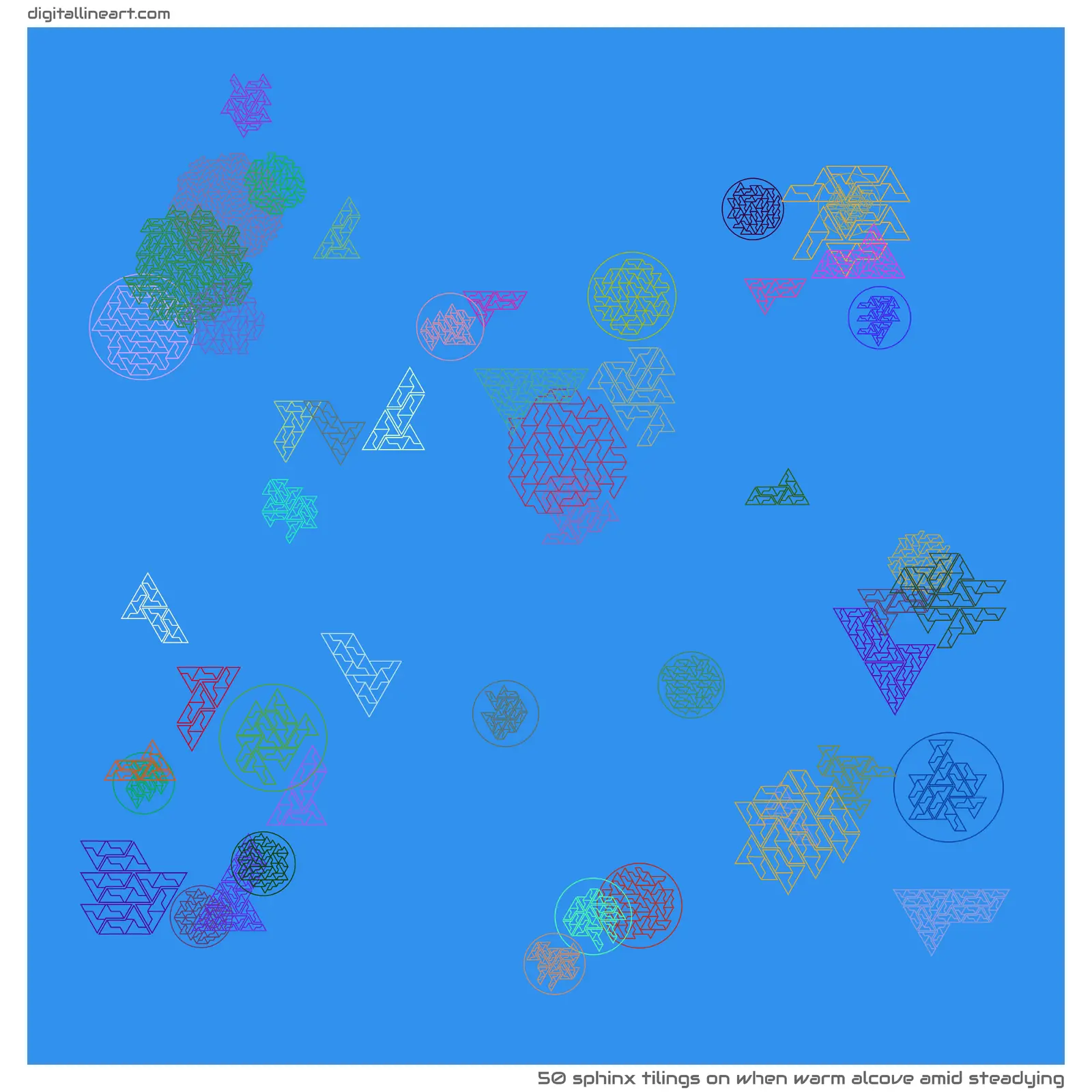When Warm Alcove amid Steadying — 50 sphinx tilings