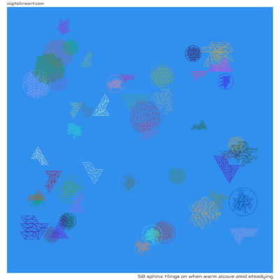 When Warm Alcove amid Steadying — 50 sphinx tilings