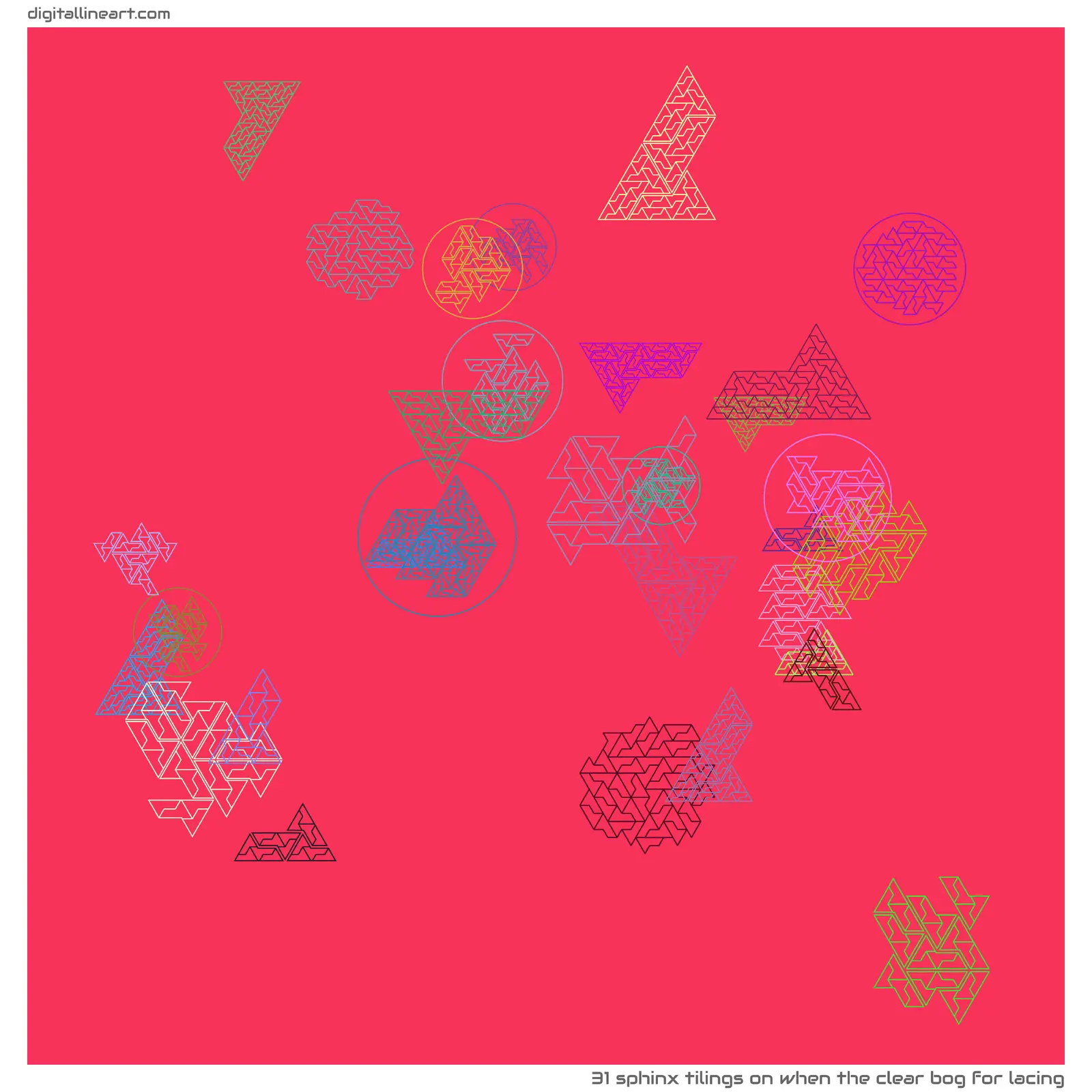 When the Clear Bog for Lacing — 31 sphinx tilings