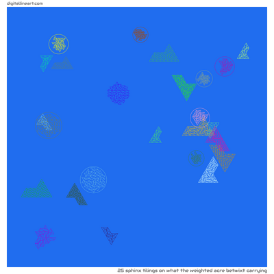 What the Weighted Acre betwixt Carrying — 25 sphinx tilings