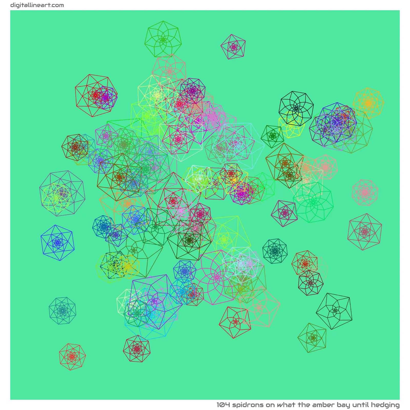 What the Amber Bay until Hedging — 104 spidrons