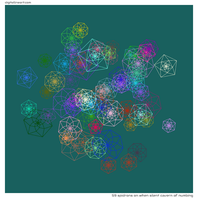 When Silent Cavern of Numbing — 59 spidrons