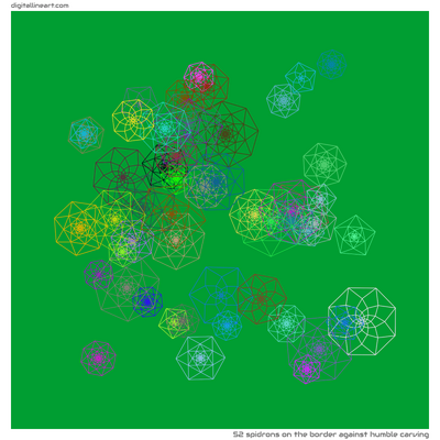 The Border Against Humble Carving — 52 spidrons