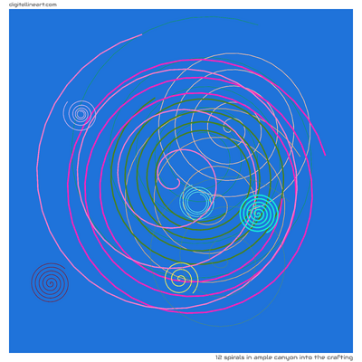 12 Spirals in Ample Canyon into the Crafting