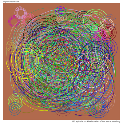 137 Spirals in The Border after Sure Seeding