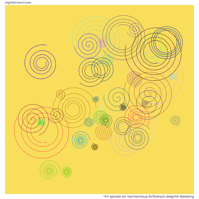 Harmonious Brilliance despite Blessing — 44 spirals