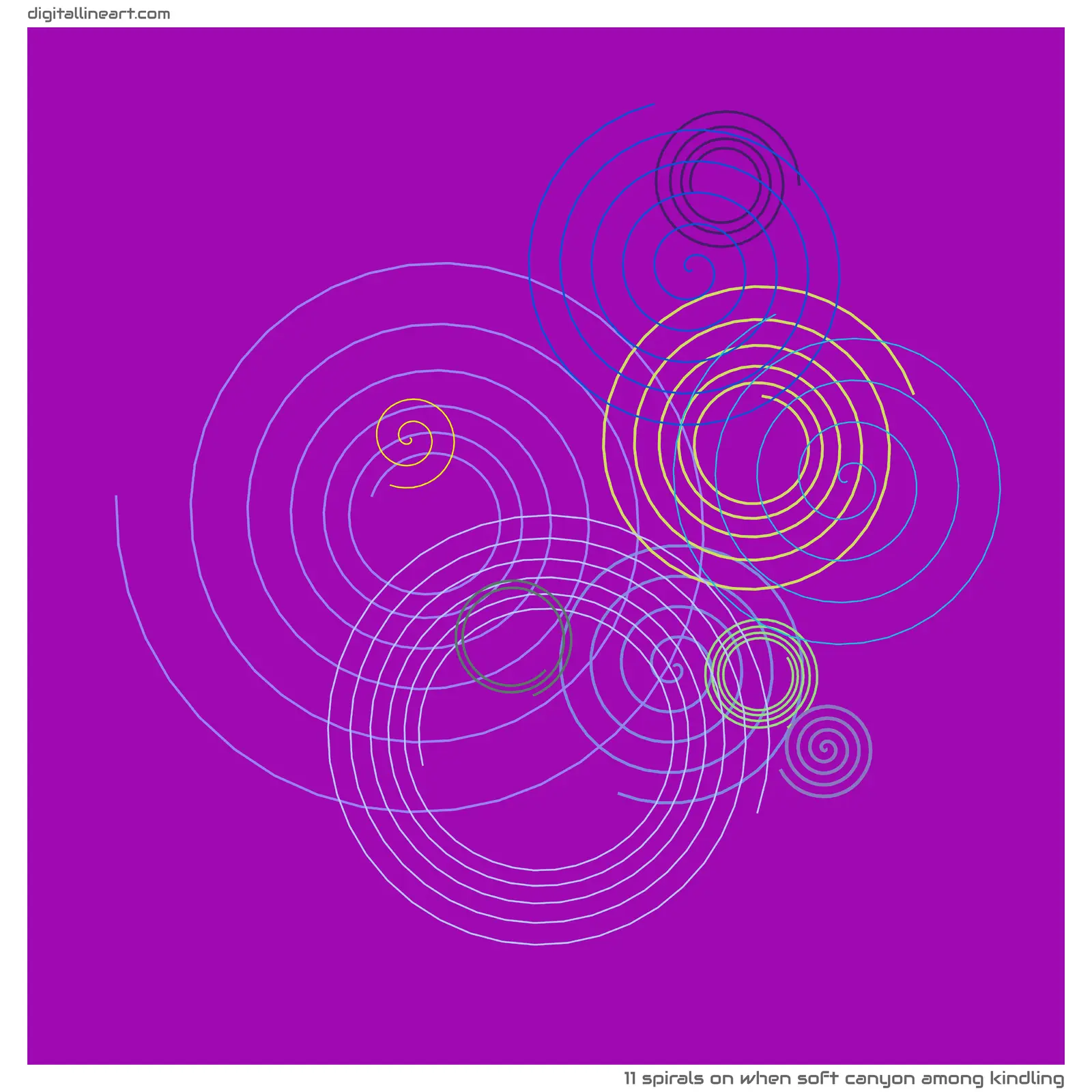 When Soft Canyon among Kindling — 11 spirals