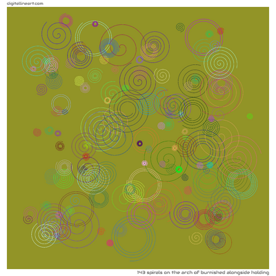 The Arch of Burnished alongside Holding — 143 spirals