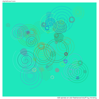 Old-fashioned Bluff by Tending — 60 spirals