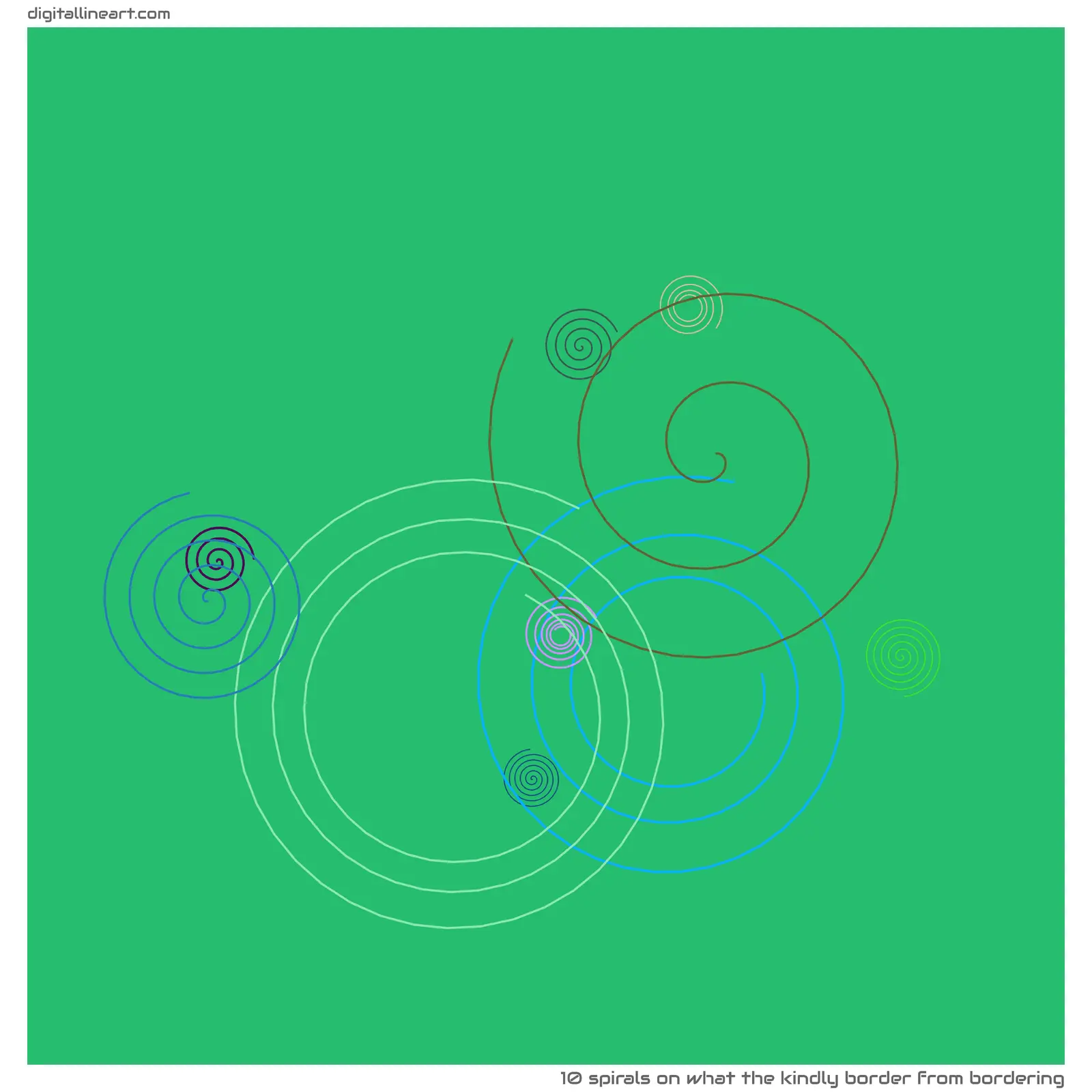 What the Kindly Border from Bordering — 10 spirals