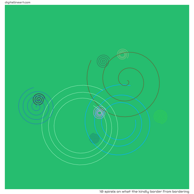 What the Kindly Border from Bordering — 10 spirals
