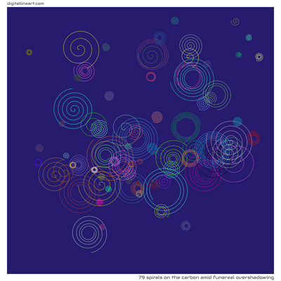The Carbon amid Funereal Overshadowing — 79 spirals