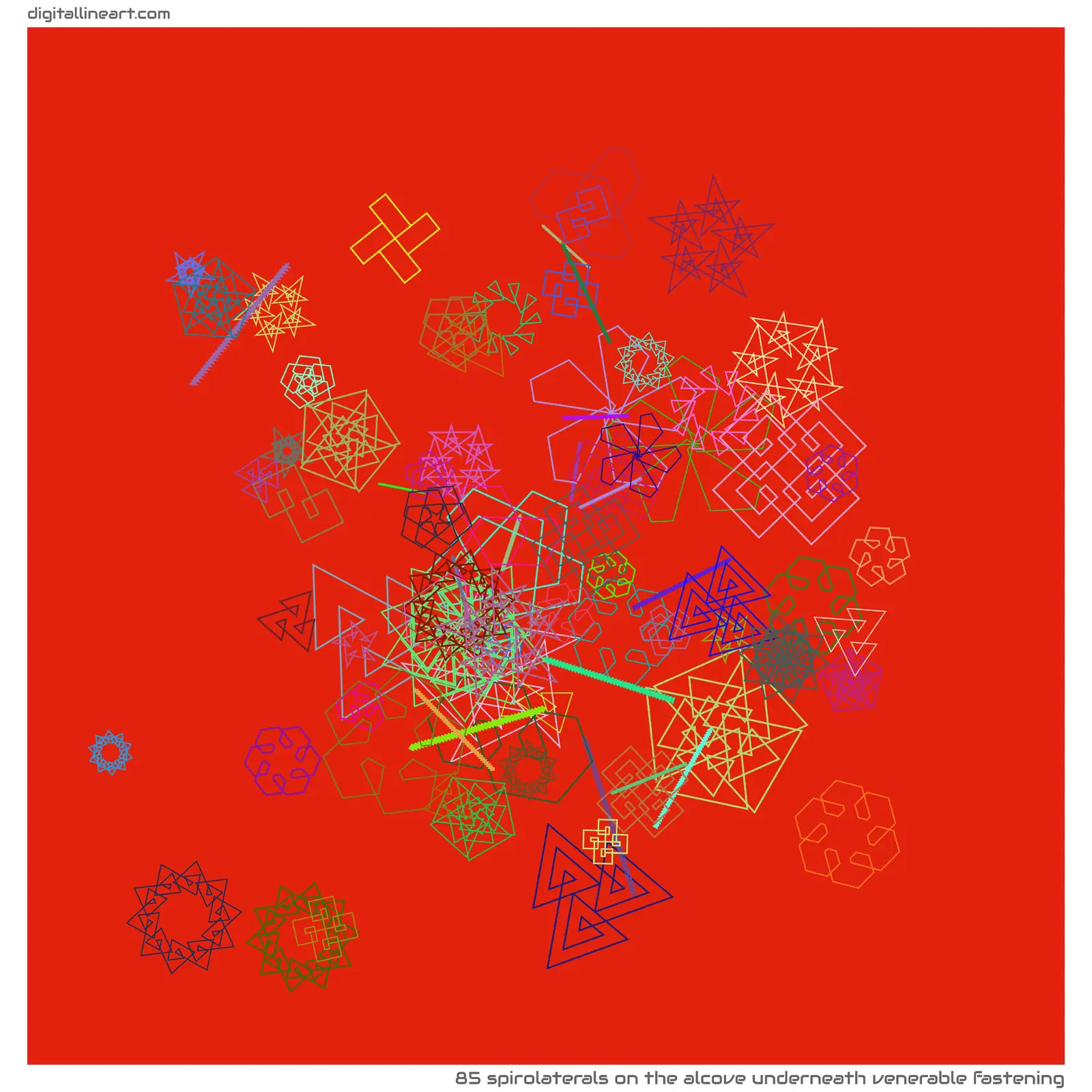 The Alcove underneath Venerable Fastening — 85 spirolaterals
