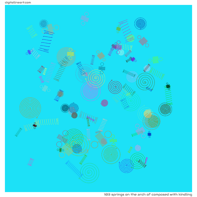 The Arch of Composed with Kindling — 103 springs