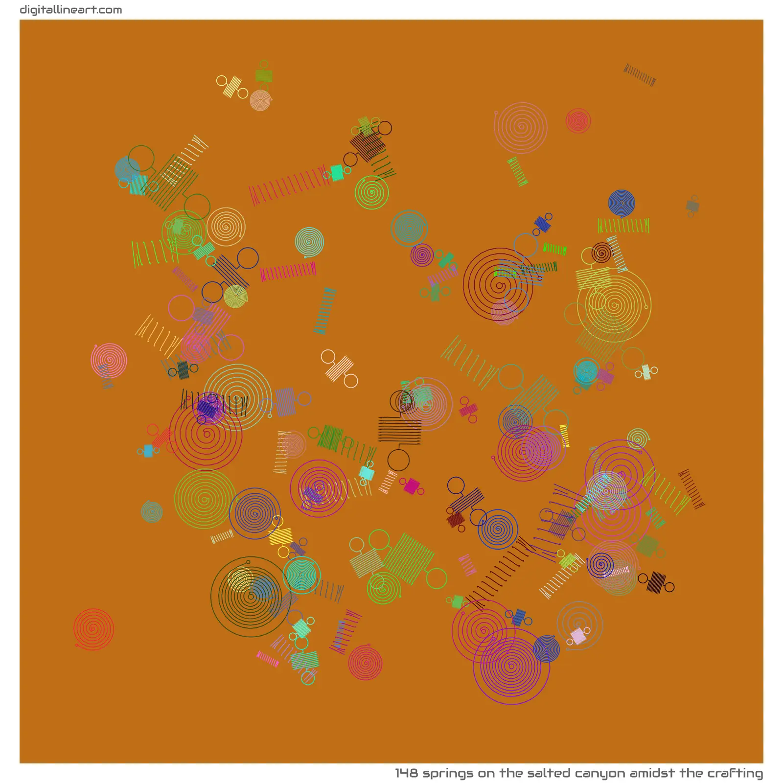 The Salted Canyon amidst the Crafting — 148 springs