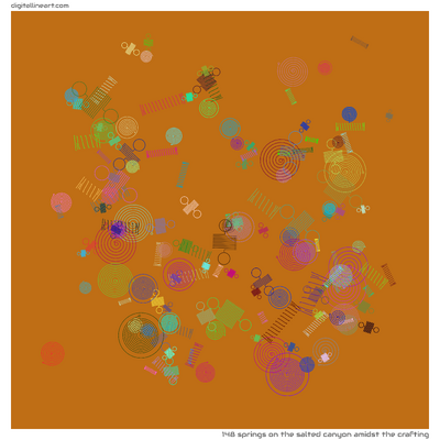 The Salted Canyon amidst the Crafting — 148 springs