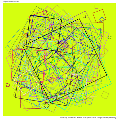 130 Squares in What the Practical Bog Since Spinning