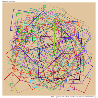 146 Squares in What the Fine Aura unto Freshening