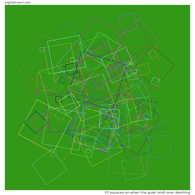 When the Quiet Atoll over Abetting — 117 squares