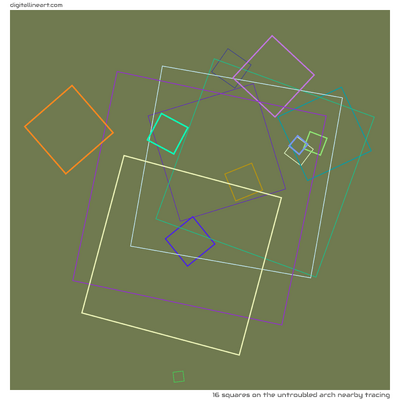 The Untroubled Arch nearby Tracing — 16 squares