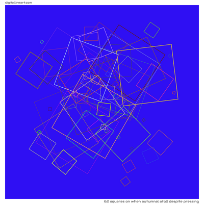 When Autumnal Atoll despite Pressing — 62 squares