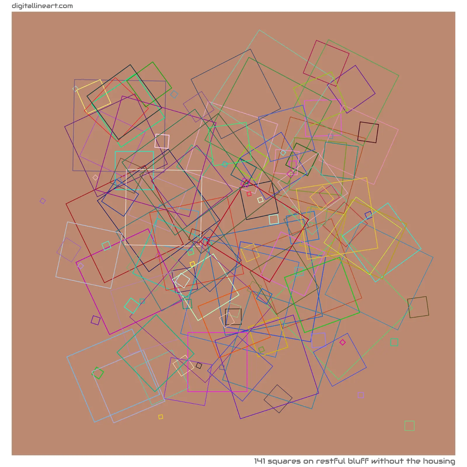 Restful Bluff without the Housing — 141 squares