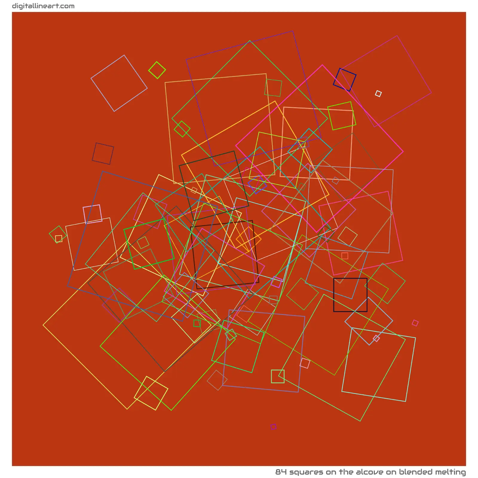 The Alcove on Blended Melting — 84 squares