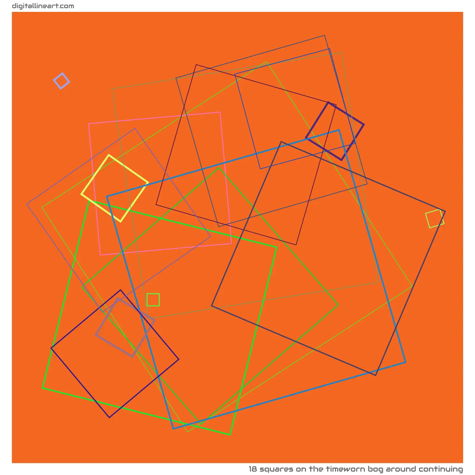 The Timeworn Bog Around Continuing — 18 squares