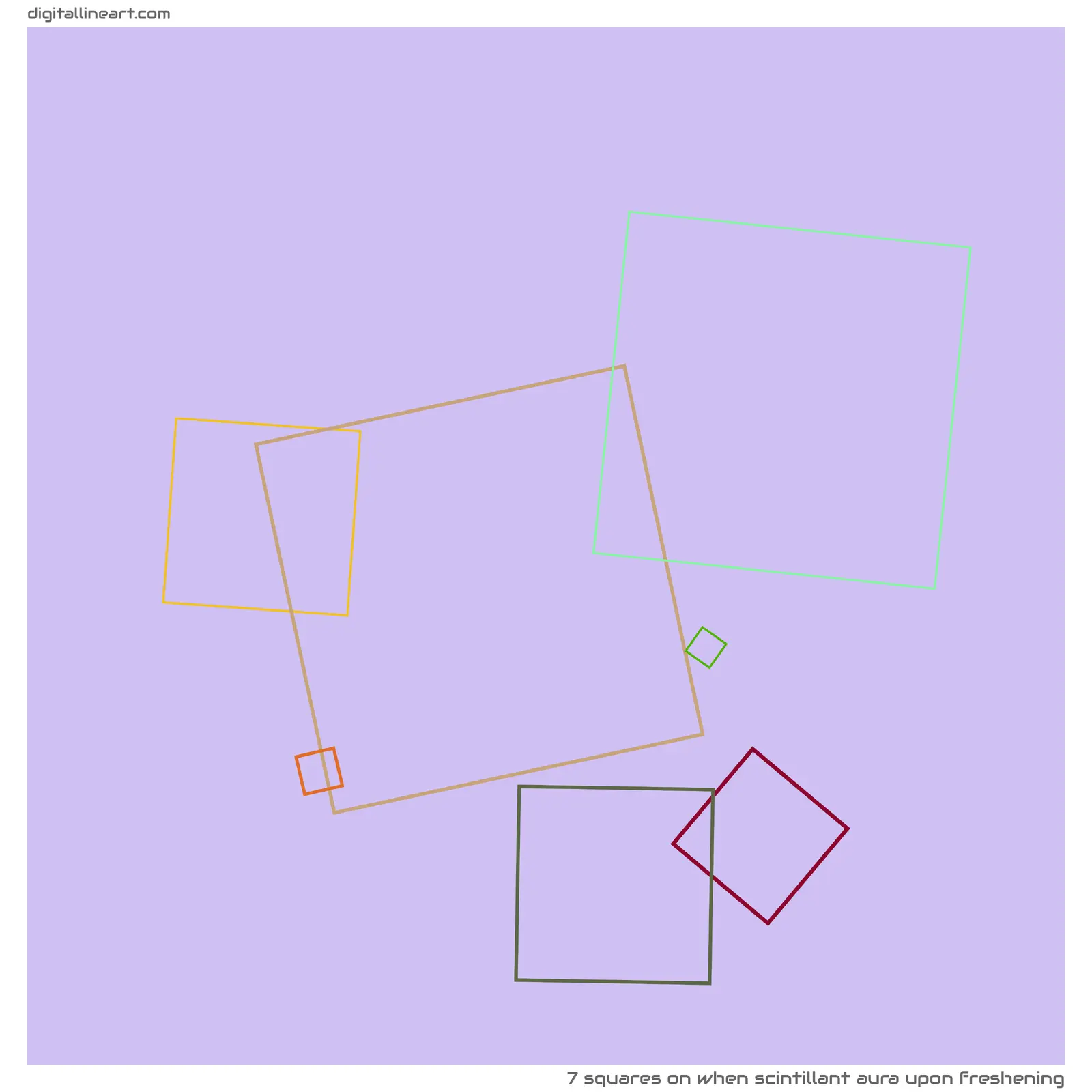 When Scintillant Aura upon Freshening — 7 squares