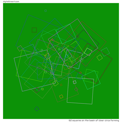 The Basin of Clear circa Forming — 62 squares