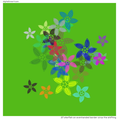 Evenhanded Border circa the Shifting — Starfish, 27 elements