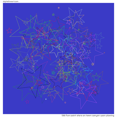 Hewn Canyon upon Plowing — 138 five-point stars