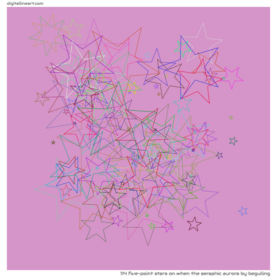 When the Seraphic Aurora by Beguiling — 114 five-point stars
