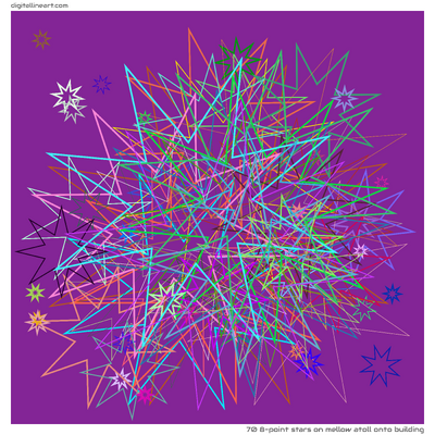70 Stars8 in Mellow Atoll onto Building