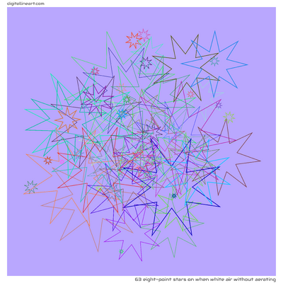 When White Air without Aerating — 63 eight-point stars