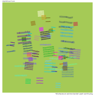Serene Border past Continuing — 48 staves